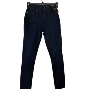 Banana Republic size 26 very dark blue high rise skinny ankle NWT